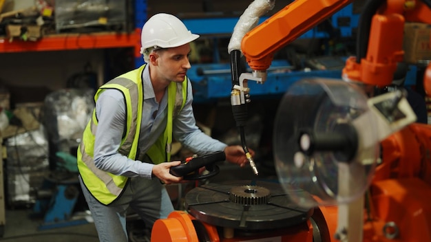 professional male industrial engineer manager with safety uniform protection 336744 2895